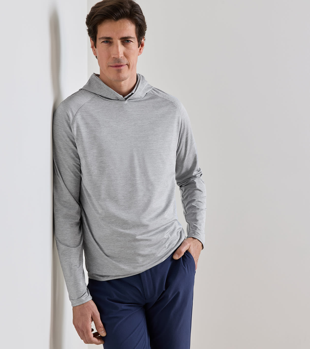 Stealth Performance Hoodie in Gale Grey 2 Stealth Performance Hoodie in Gale Grey