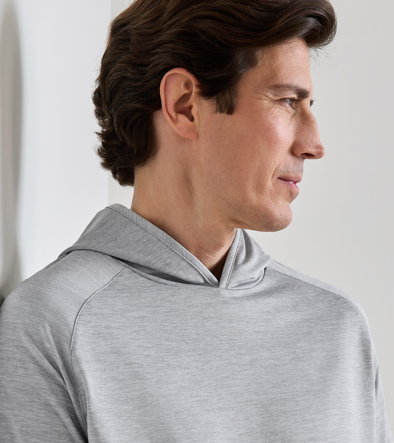 Stealth Performance Hoodie in Gale Grey 4 Stealth Performance Hoodie in Gale Grey