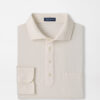Amble Long-Sleeve Cotton Cashmere Polo in Almond 8 Amble Long-Sleeve Cotton Cashmere Polo in Almond