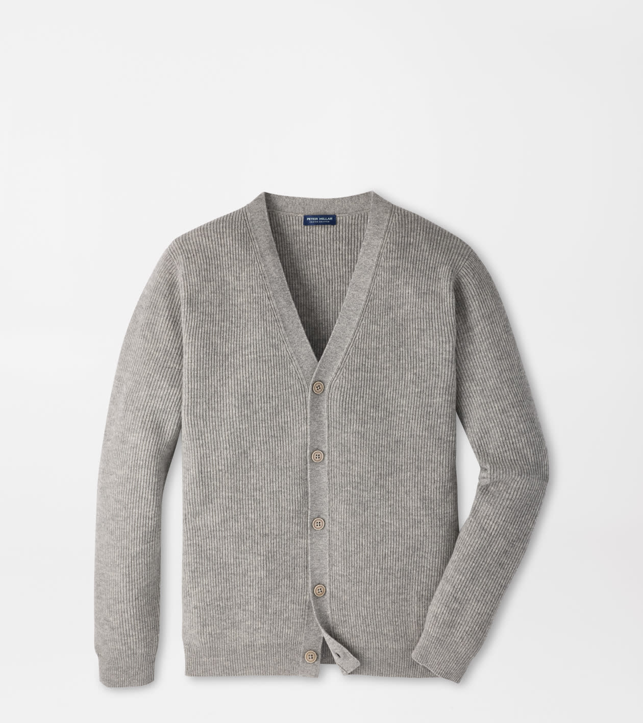 Alpine V-Neck Cardigan Sweater in Gale Grey 1 Alpine V-Neck Cardigan Sweater in Gale Grey