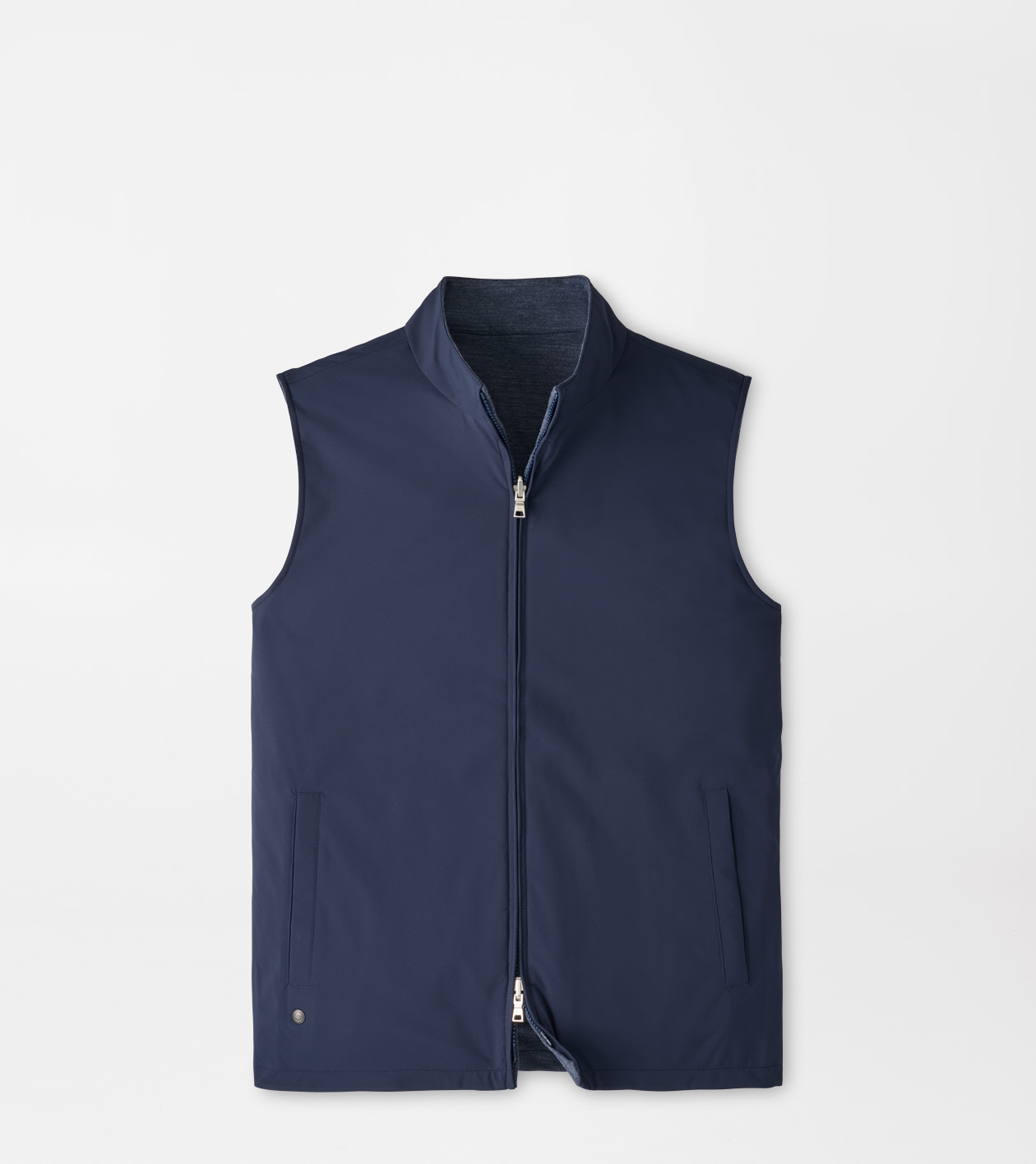 Ryder Reversible Vest in Navy 1 Ryder Reversible Vest in Navy