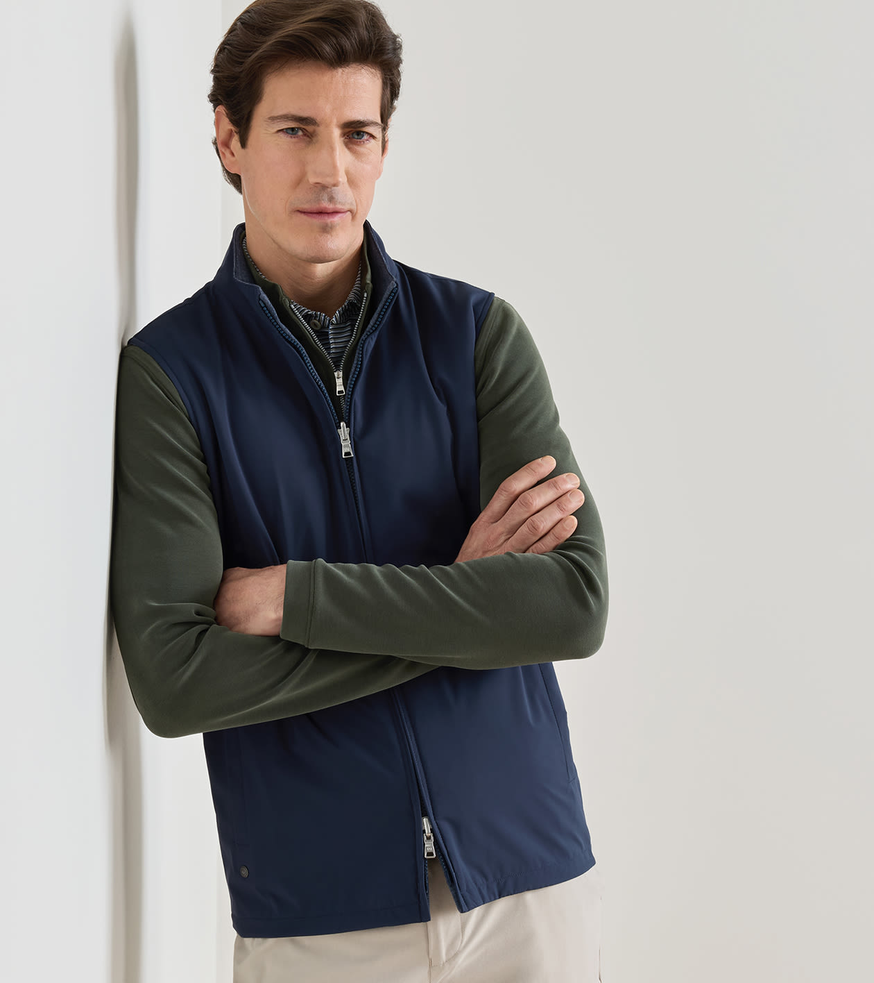 Ryder Reversible Vest in Navy 2 Ryder Reversible Vest in Navy
