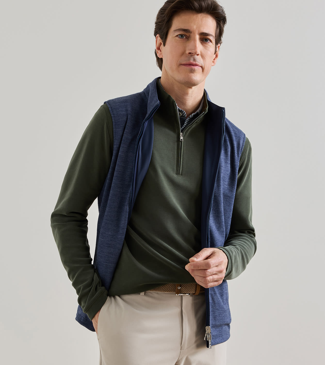 Ryder Reversible Vest in Navy 5 Ryder Reversible Vest in Navy