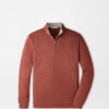 Crown Comfort Quarter-Zip Pullover in Burnt Orange 3 Crown Comfort Quarter-Zip Pullover in Burnt Orange