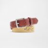 LSU Mike the Tiger Belt in Khaki