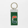 University of Miami Key Chain in Erin Green