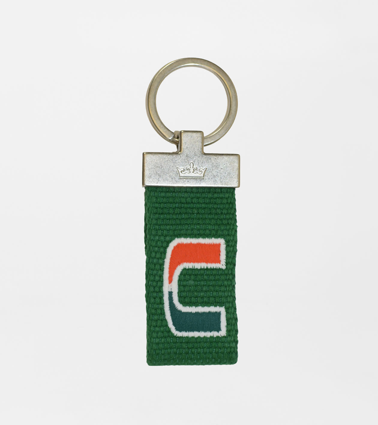 University of Miami Key Chain in Erin Green