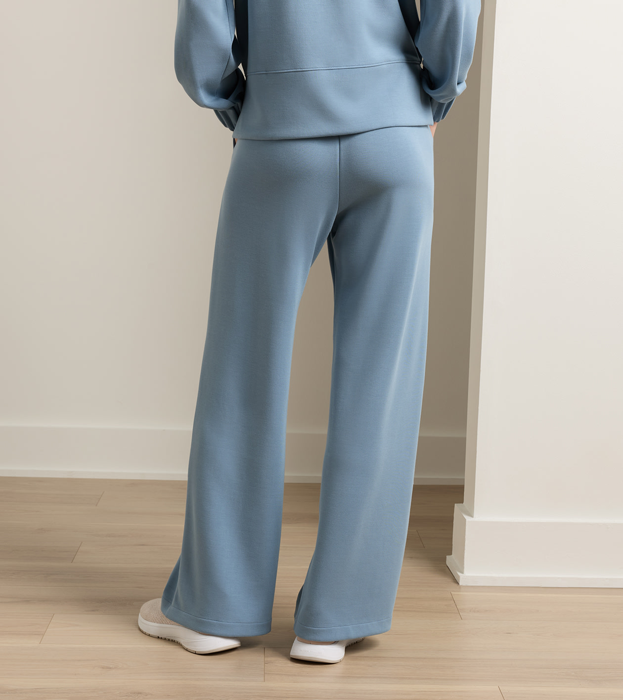 Flora Knit Track Pant in RAINWATER 3 Flora Knit Track Pant in RAINWATER
