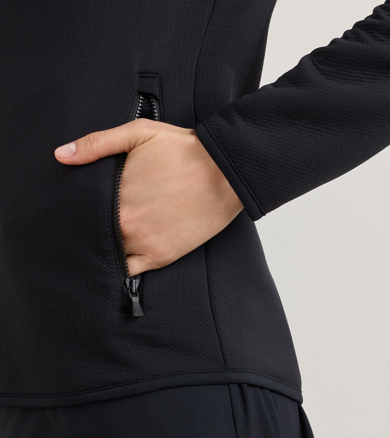 Lumi-Knit Performance Full Zip in Black 5 Lumi-Knit Performance Full Zip in Black