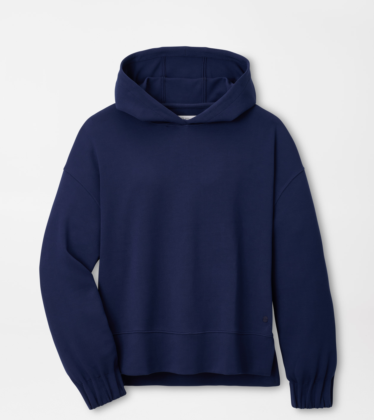 Flora Knit Hoodie in Navy 1 Flora Knit Hoodie in Navy