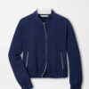 Flora Knit Bomber in NAVY / SOFT WHITE 10 Flora Knit Bomber in NAVY / SOFT WHITE