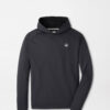 Crown Seal Logo Pine Performance Hoodie in Black