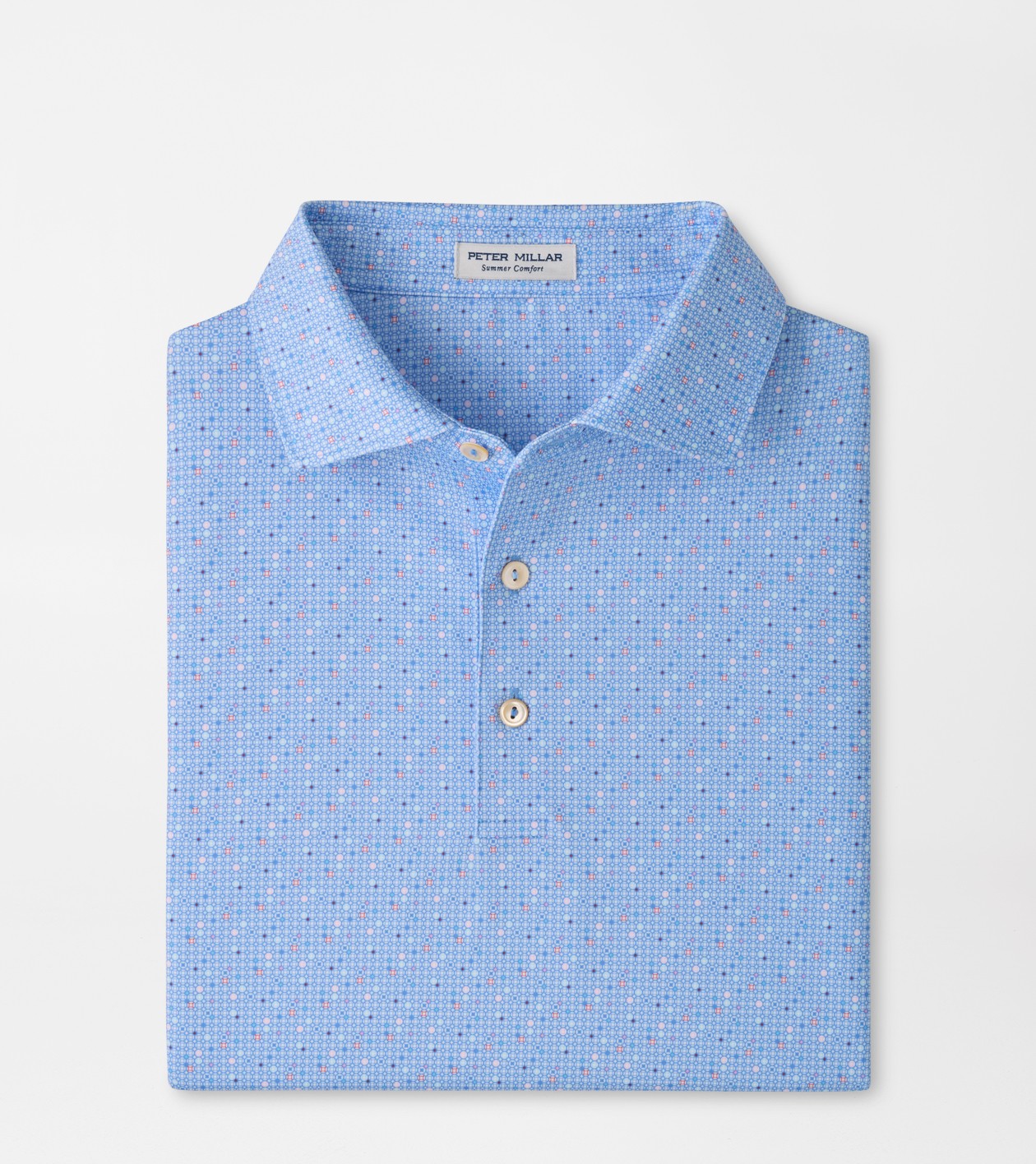 Rivington Performance Jersey Polo in Estate Blue 1 Rivington Performance Jersey Polo in Estate Blue