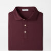 Fulton Performance Jersey Polo in Bordeaux 10 Fulton Performance Jersey Polo in Bordeaux