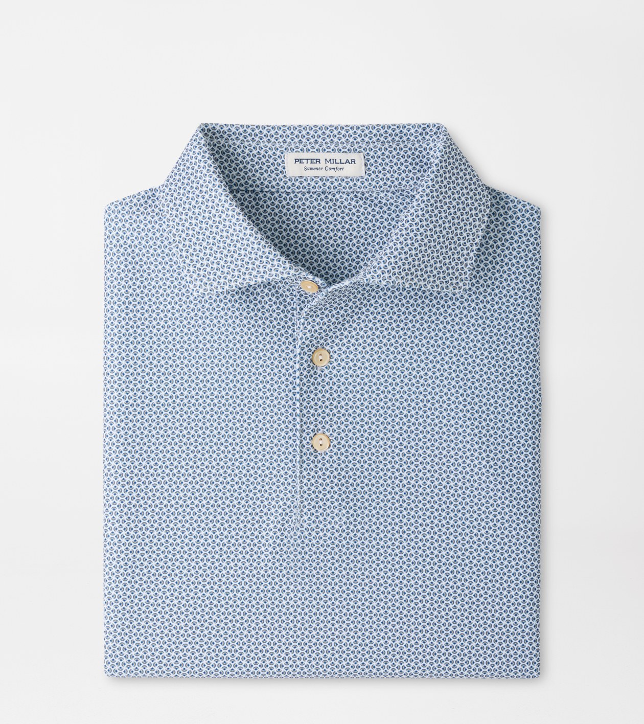 Rambla Performance Jersey Polo in WHITE / DARK AMBER 1 Rambla Performance Jersey Polo in WHITE / DARK AMBER