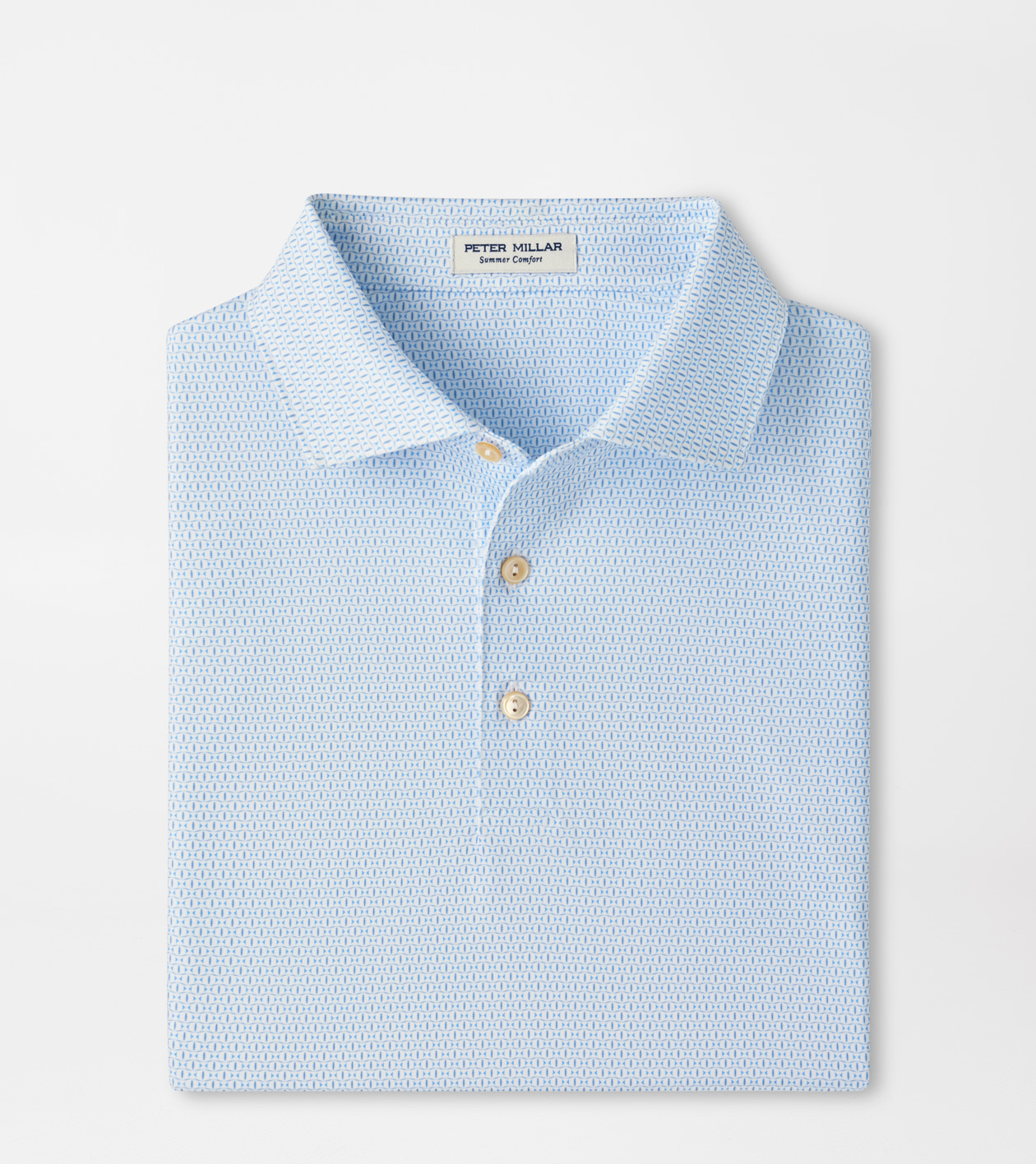 Football Geo Performance Jersey Polo in White 1 Football Geo Performance Jersey Polo in White