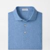 Herringbone Performance Jersey Polo in BALI BLUE 11 Herringbone Performance Jersey Polo in BALI BLUE