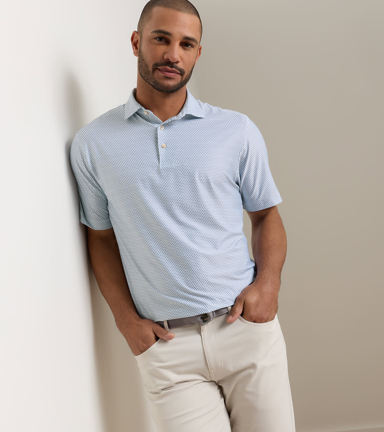 Hummingbird Performance Jersey Polo in White 2 Hummingbird Performance Jersey Polo in White