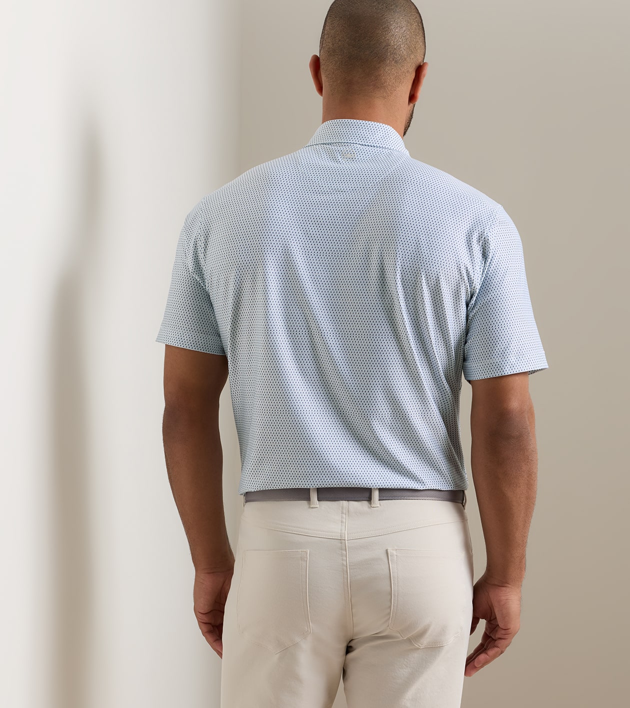 Hummingbird Performance Jersey Polo in White 3 Hummingbird Performance Jersey Polo in White