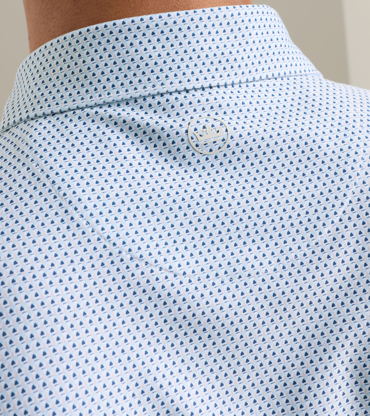 Hummingbird Performance Jersey Polo in White 4 Hummingbird Performance Jersey Polo in White