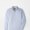 Albatross Cotton-Blend Piqué Quarter-Zip in WINDY BLUE 8 Albatross Cotton-Blend Piqué Quarter-Zip in WINDY BLUE