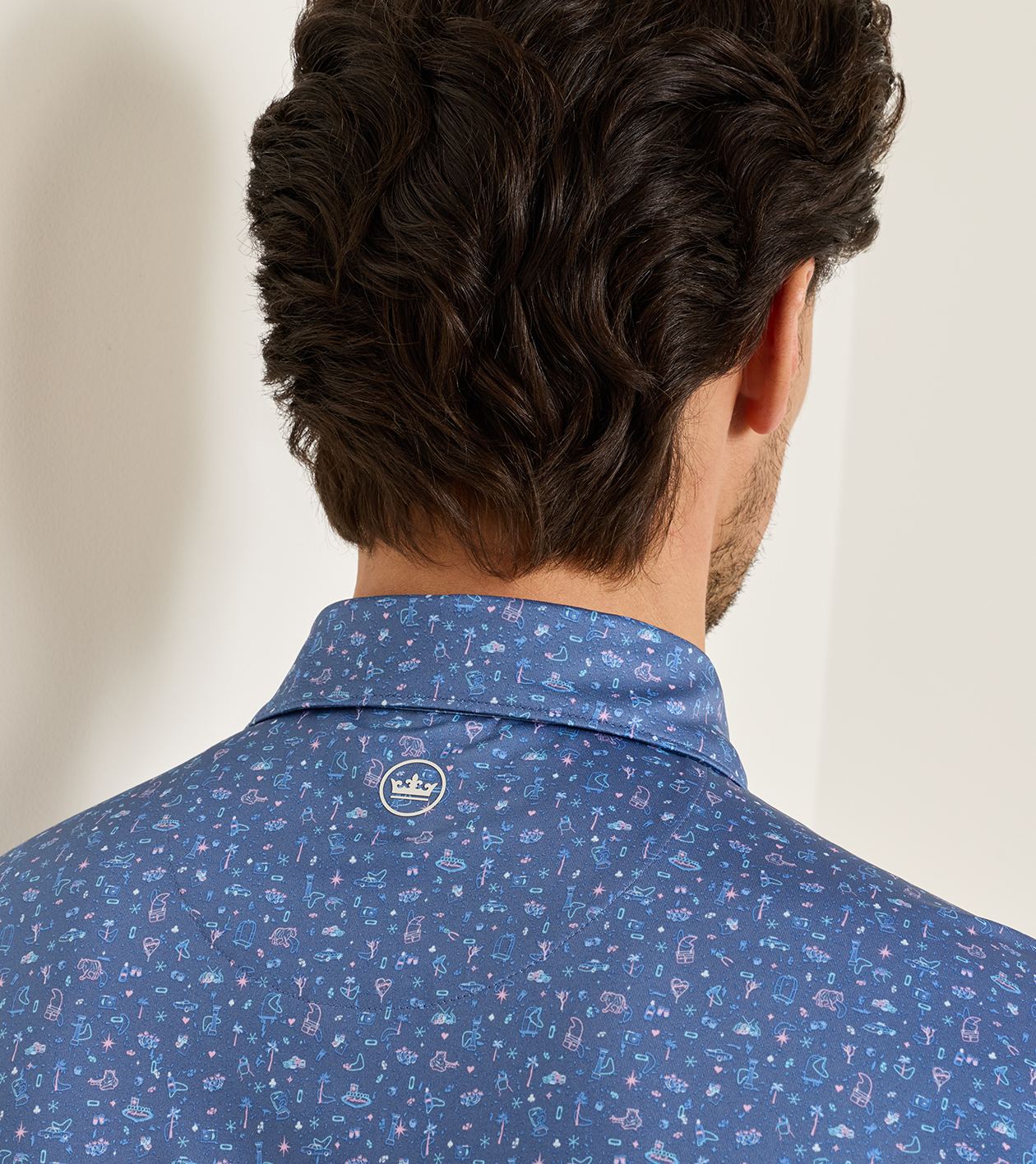 Ridge Performance Jersey Polo in BALI BLUE 4 Ridge Performance Jersey Polo in BALI BLUE