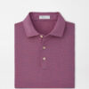 Candor Performance Mesh Polo in BAIL BLUE / RED CORAL