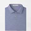 Featherweight Market Stripe Performance Polo in Sport Navy 9 Featherweight Market Stripe Performance Polo in Sport Navy