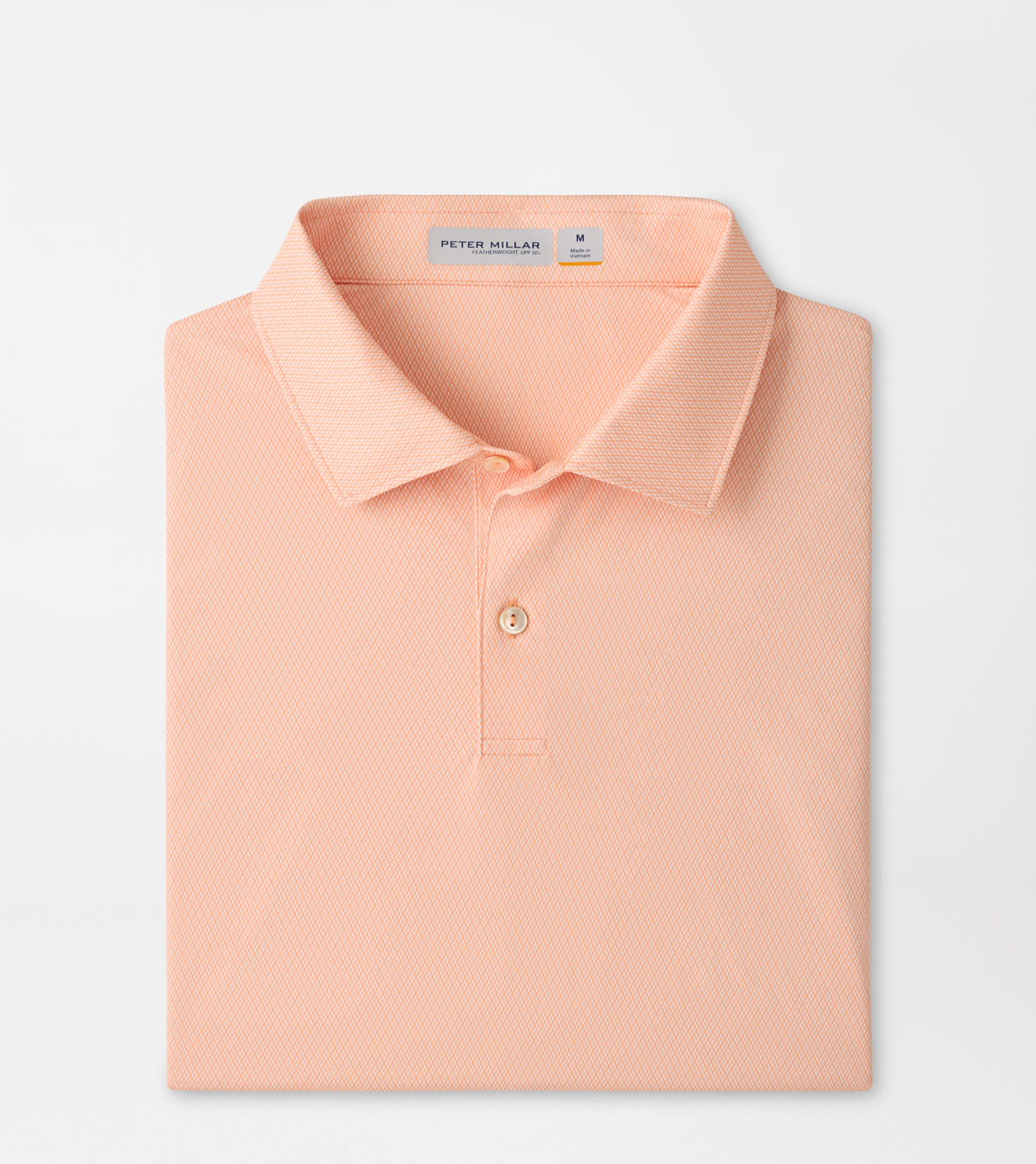 Featherweight Monroe Performance Polo in PAPAYA 1 Featherweight Monroe Performance Polo in PAPAYA