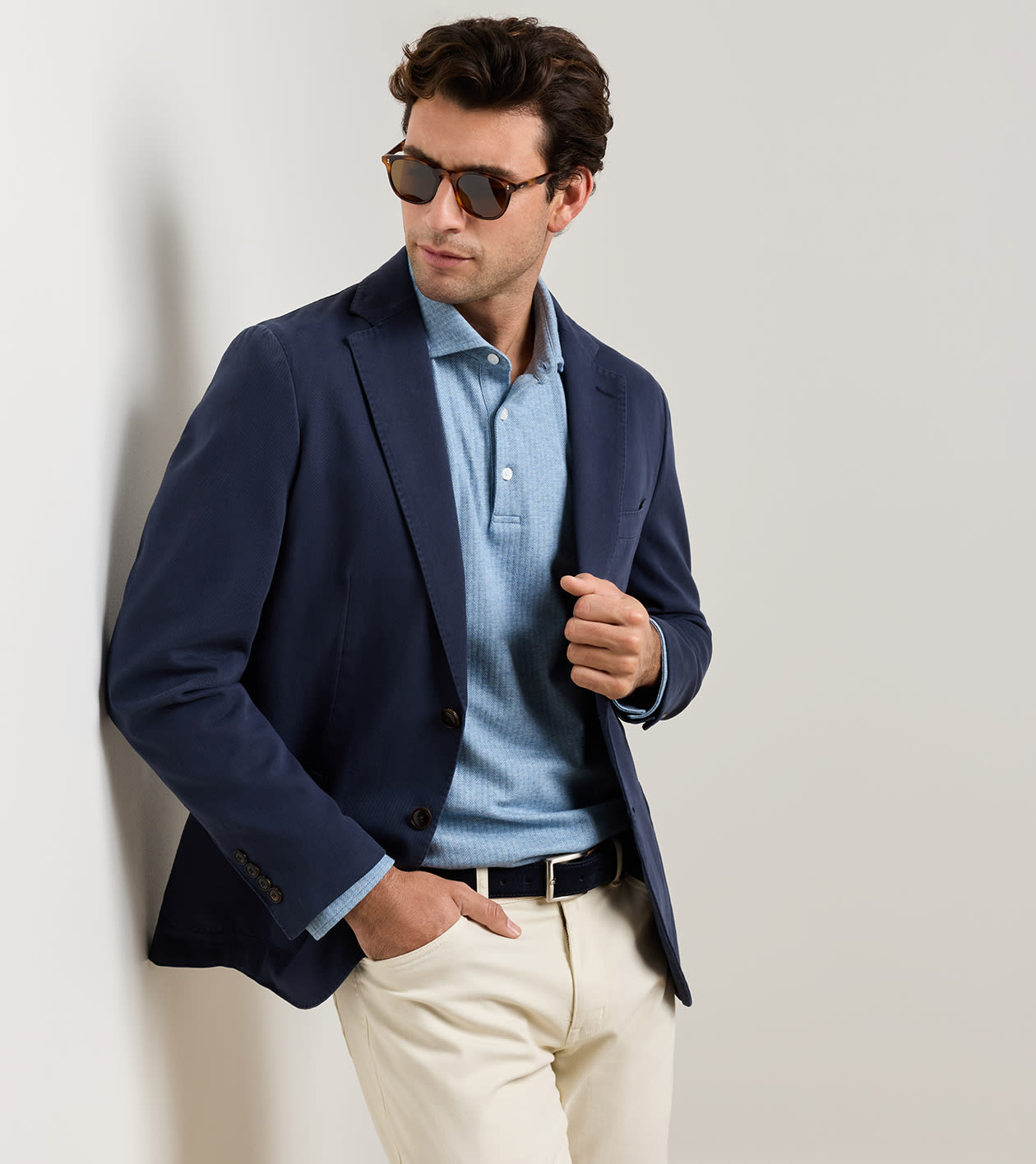 Weekend Cotton Cashmere Soft Jacket in PROVIDENCE BAY 2 Weekend Cotton Cashmere Soft Jacket in PROVIDENCE BAY