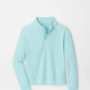 Girls Perth Performance Quarter-Zip in OCEAN AIR