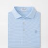 Crown Seal Logo Jubilee Performance Jersey Polo in Cottage Blue 11 Crown Seal Logo Jubilee Performance Jersey Polo in Cottage Blue
