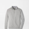 Crown Comfort Quarter-Zip Pullover in Light Grey