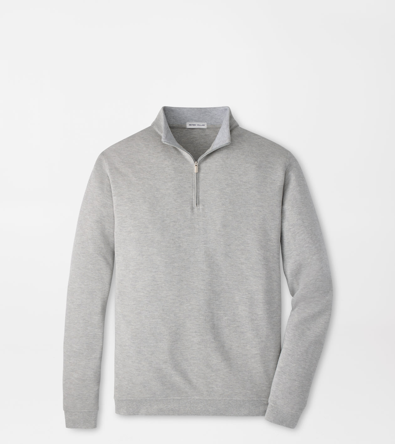 Crown Comfort Quarter-Zip Pullover in Light Grey 1 Crown Comfort Quarter-Zip Pullover in Light Grey