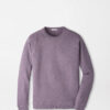Crown Comfort Knit Crew in PURPLE FIG 8 Crown Comfort Knit Crew in PURPLE FIG