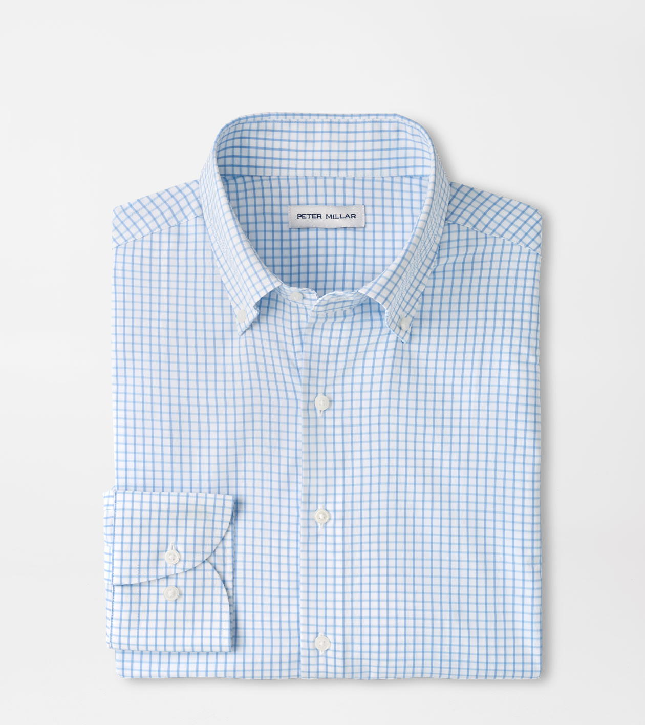 Hanford Performance Twill Sport Shirt in Cottage Blue
