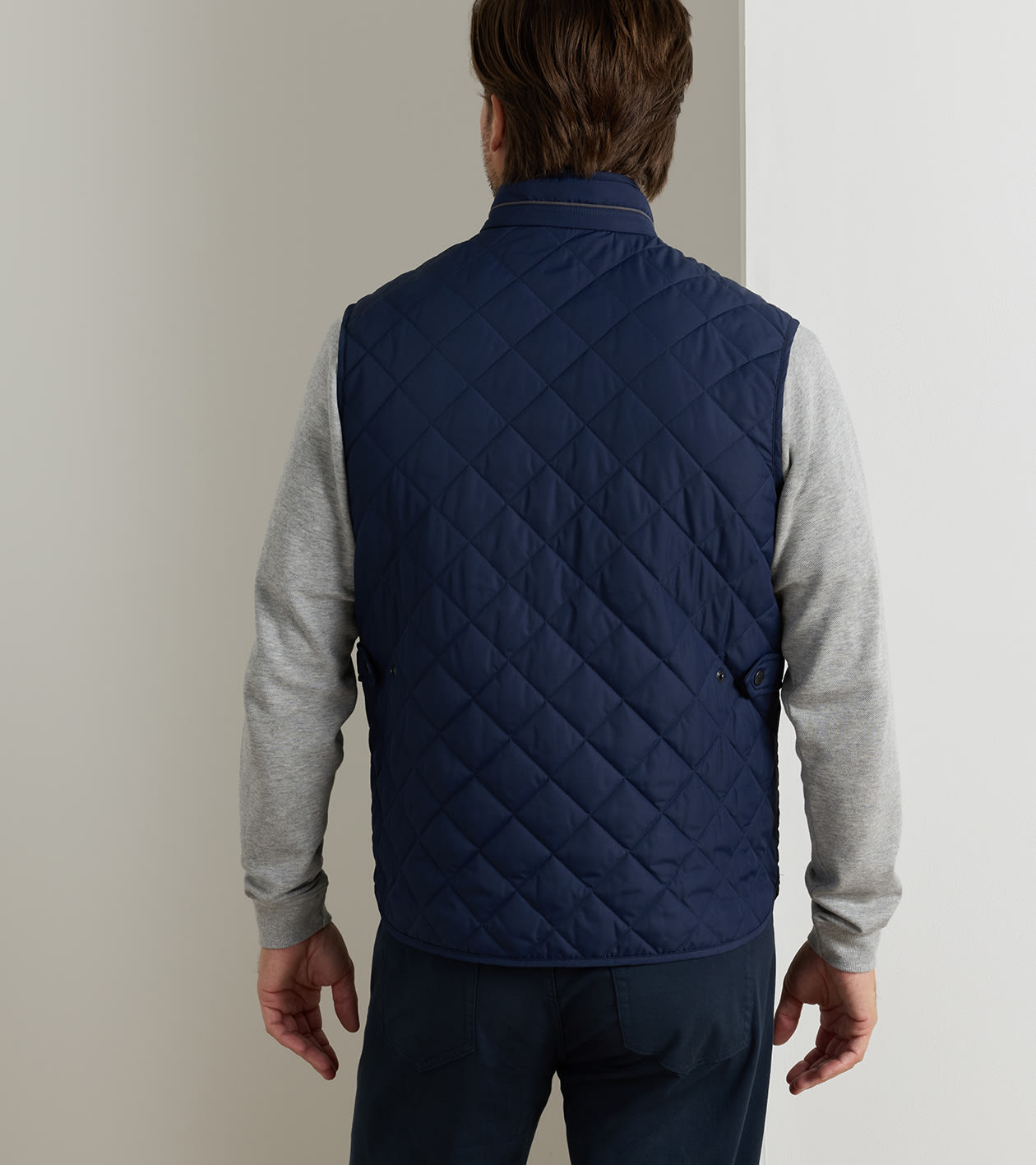Essex Vest in Navy 3 Essex Vest in Navy