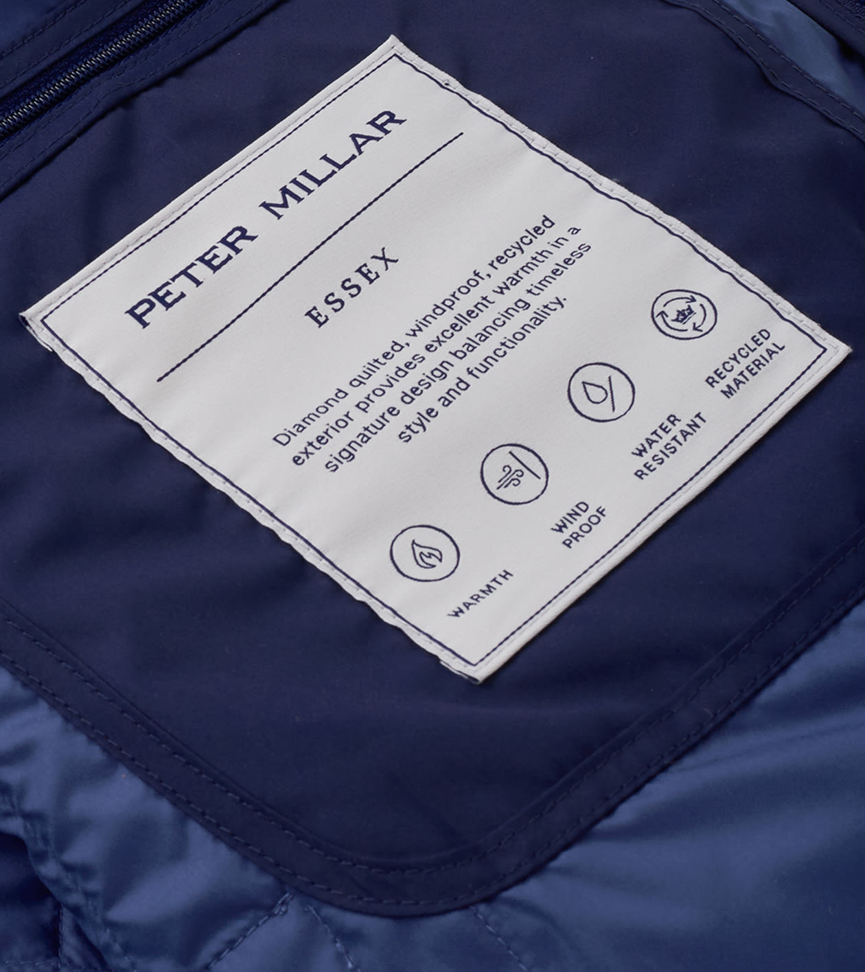 Essex Vest in Navy 6 Essex Vest in Navy