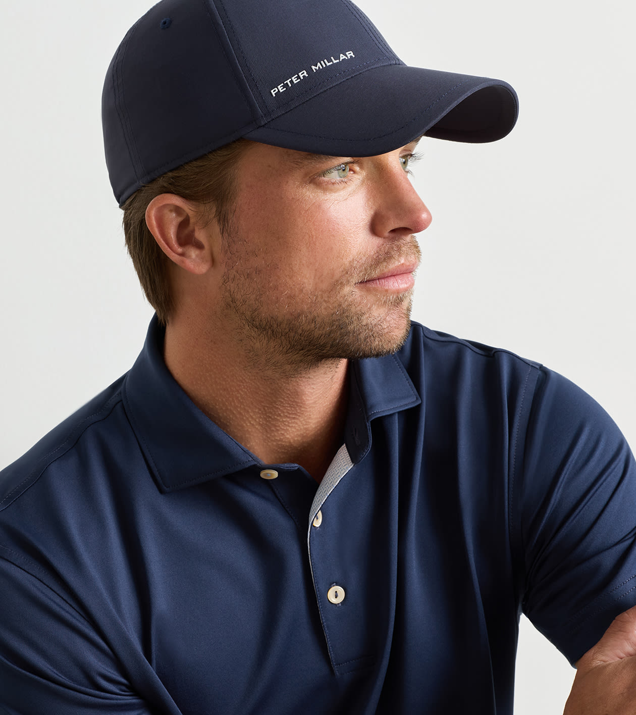 Solid Performance Jersey Polo in Navy 4 Solid Performance Jersey Polo in Navy