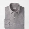 Devonport Chambray Cotton-Stretch Sport Shirt in Gale Grey 9 Devonport Chambray Cotton-Stretch Sport Shirt in Gale Grey