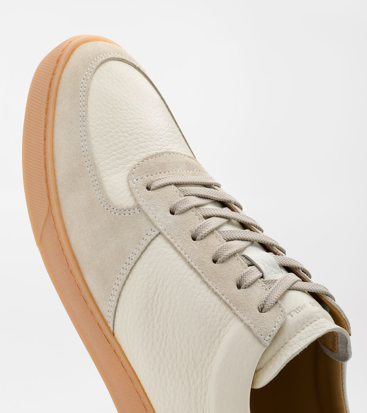 Odyssey Deerskin and Suede Sneaker in Ivory 6 Odyssey Deerskin and Suede Sneaker in Ivory