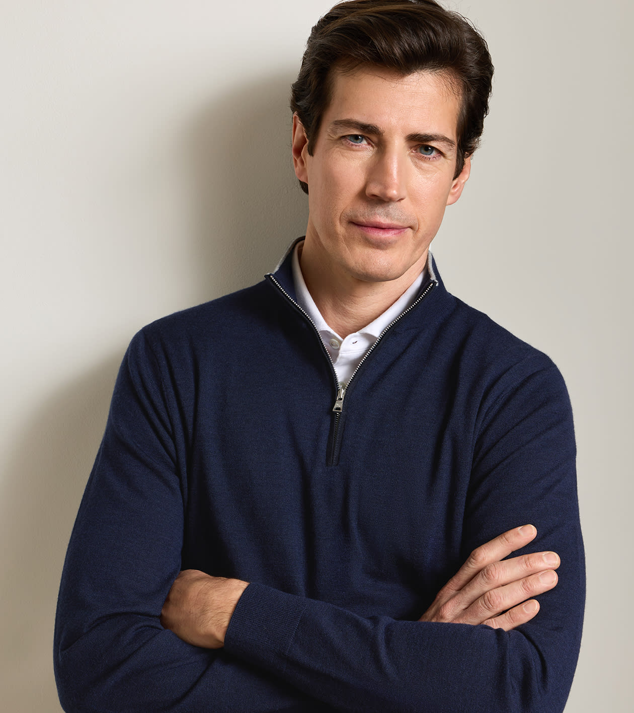 Excursionist Flex Quarter-Zip Sweater in Navy 4 Excursionist Flex Quarter-Zip Sweater in Navy
