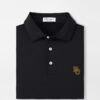 Baylor Solid Performance Jersey Polo in Black 2 Baylor Solid Performance Jersey Polo in Black