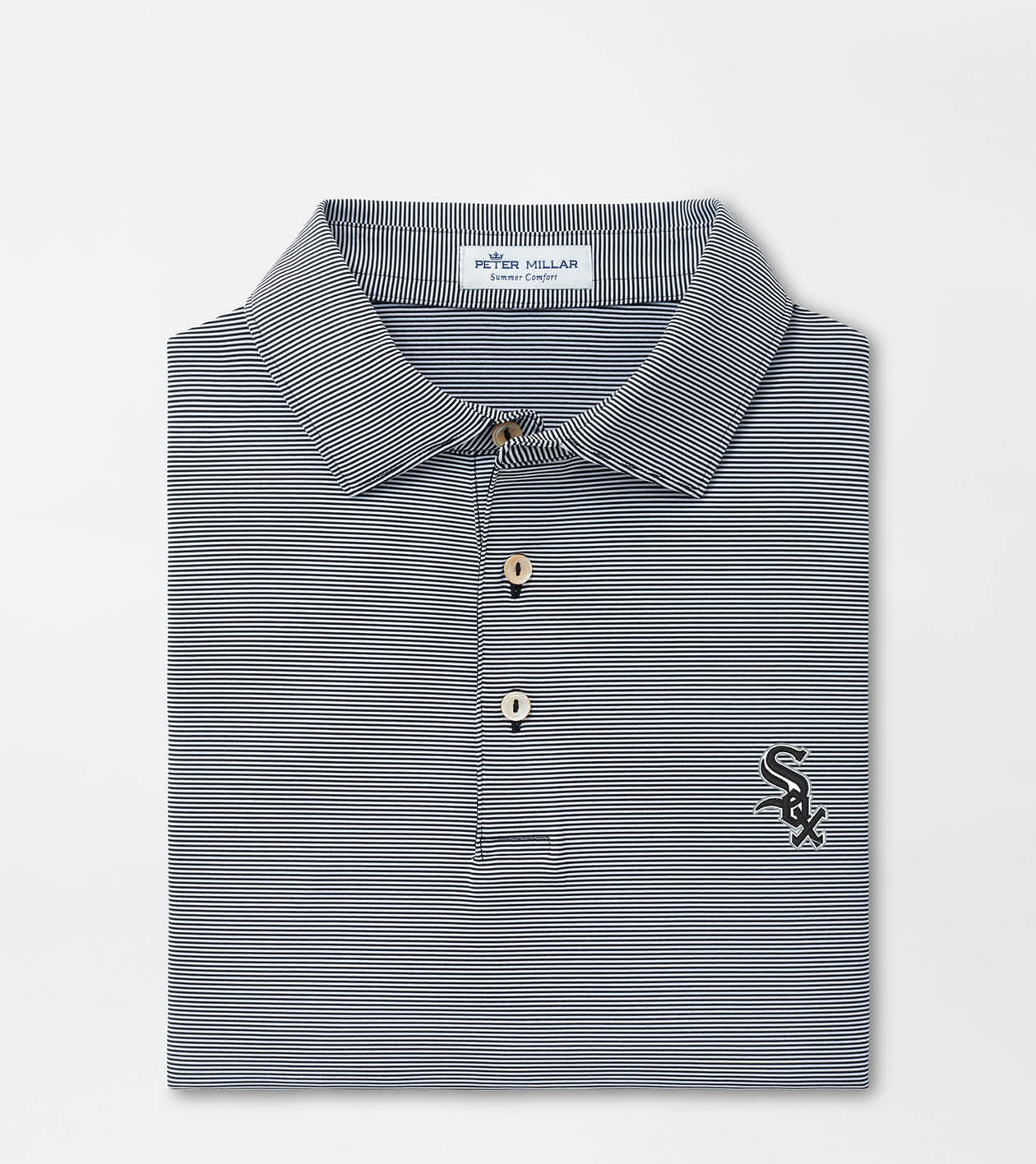Chicago White Sox Jubilee Stripe Performance Polo in Black