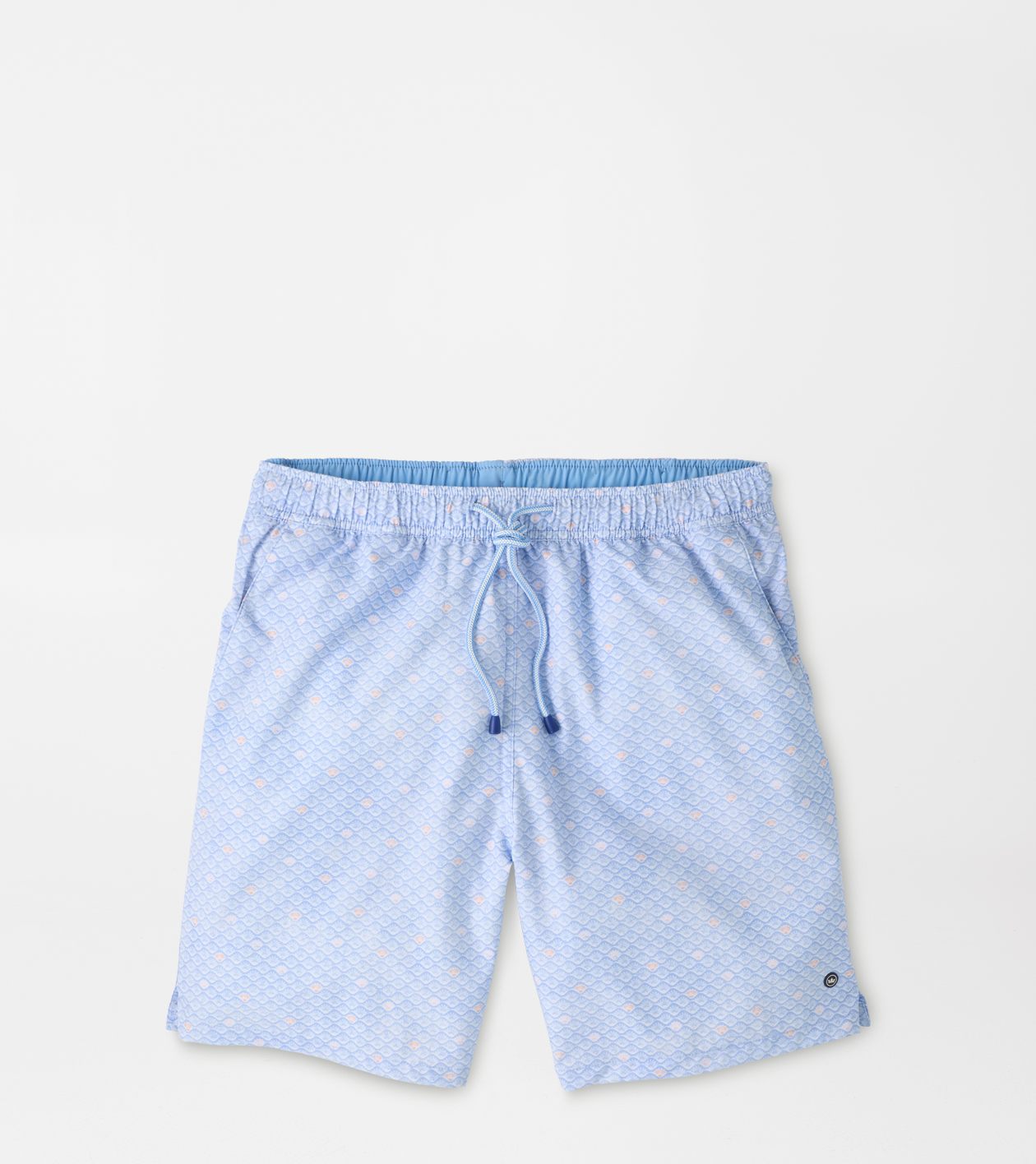 Shoreline Rays Swim Trunk in Cottage Blue 1 Shoreline Rays Swim Trunk in Cottage Blue