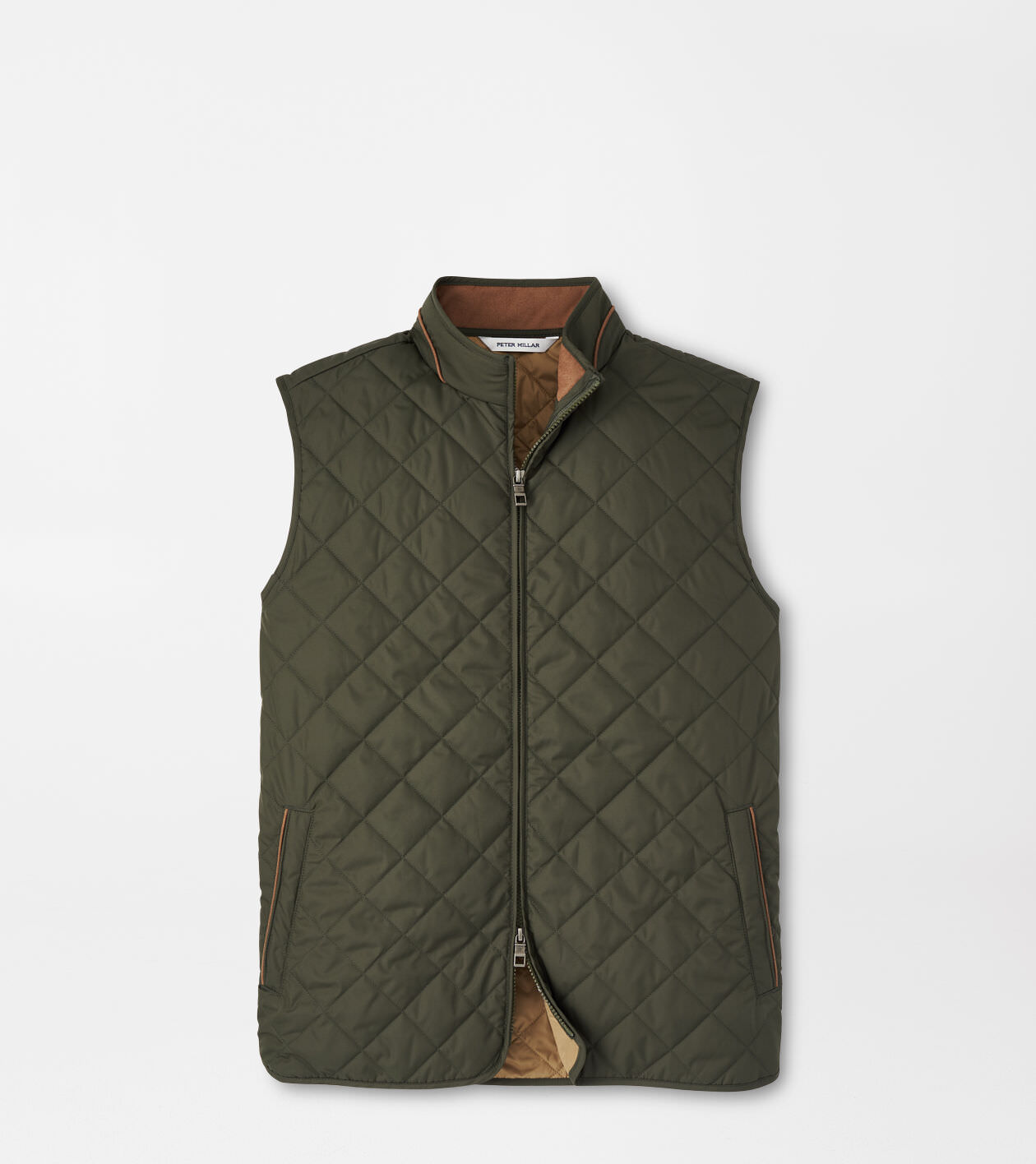 Essex Vest in Dark Olive 1 Essex Vest in Dark Olive