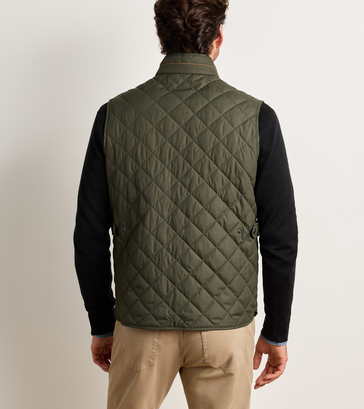 Essex Vest in Dark Olive 3 Essex Vest in Dark Olive