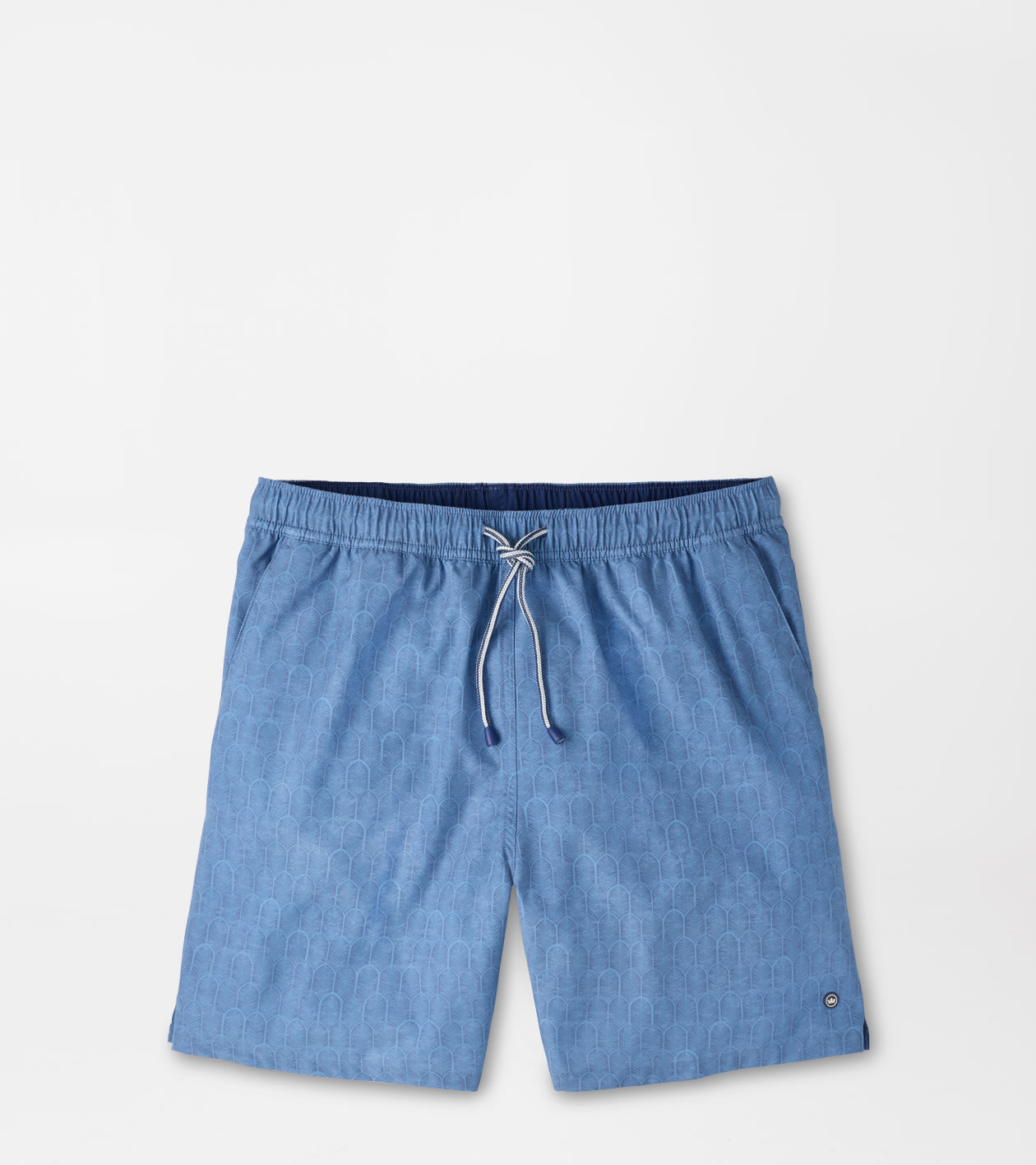 Island Palms Swim Trunk in BLUE PEARL 1 Island Palms Swim Trunk in BLUE PEARL