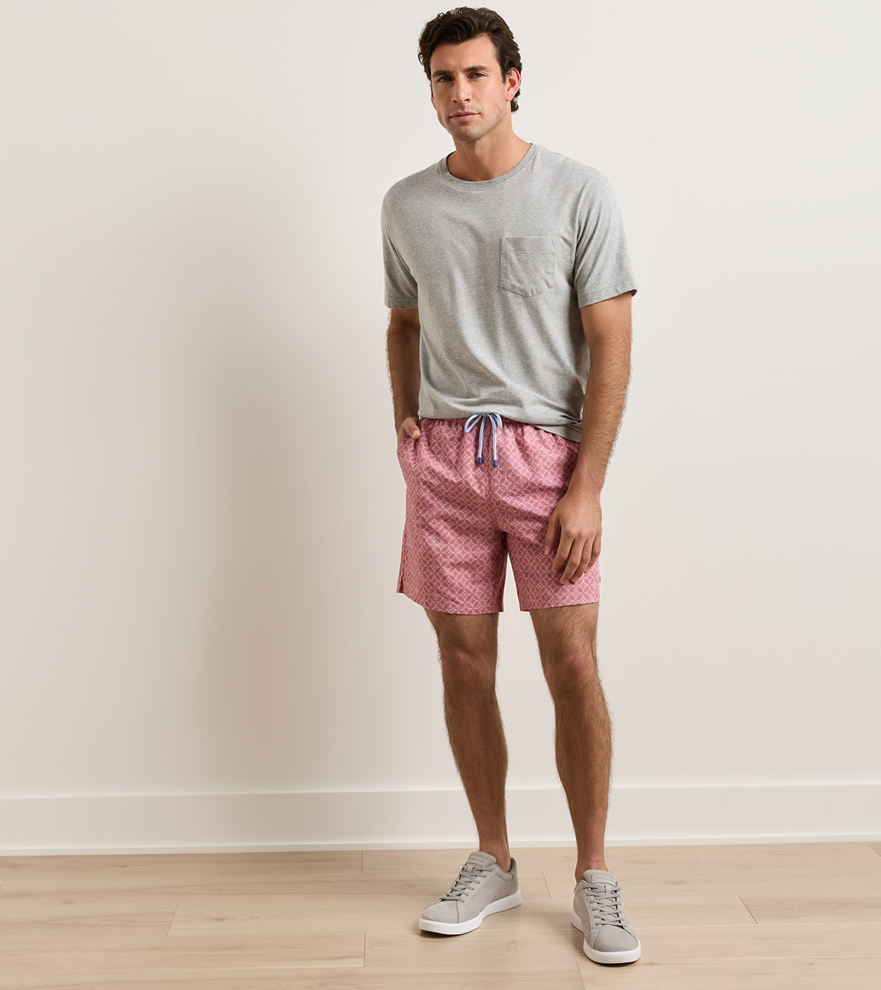 Tails Of Summer Swim Trunk in RED CORAL 2 Tails Of Summer Swim Trunk in RED CORAL