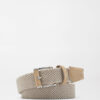 Crafted Woven Belt in Khaki